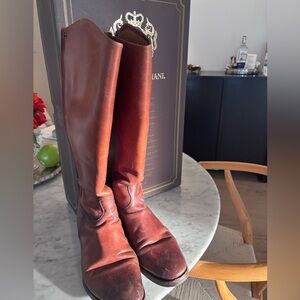 Authentic Leather Riding Boots  - Alberto Fasciani